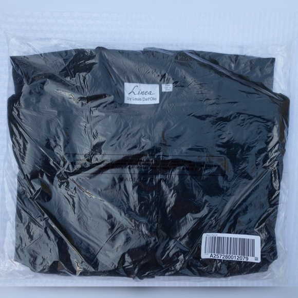 Linea By Louis Dell'Olio Button Up Long Sleeve Jacket, NWT 28W Black A257280 - Picture 4 of 11